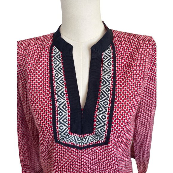 Talbots Petites V-Neck 3/4-Sleeve Pullover Tunic Top Blouse Women's Sz SP - Picture 7 of 10